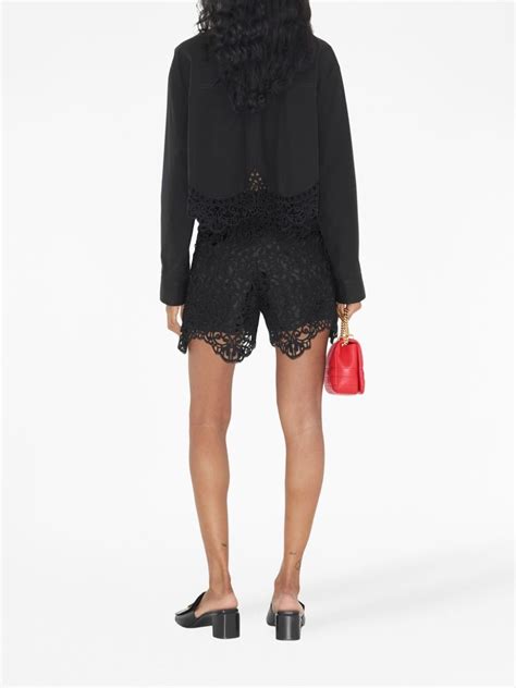 burberry lace shorts